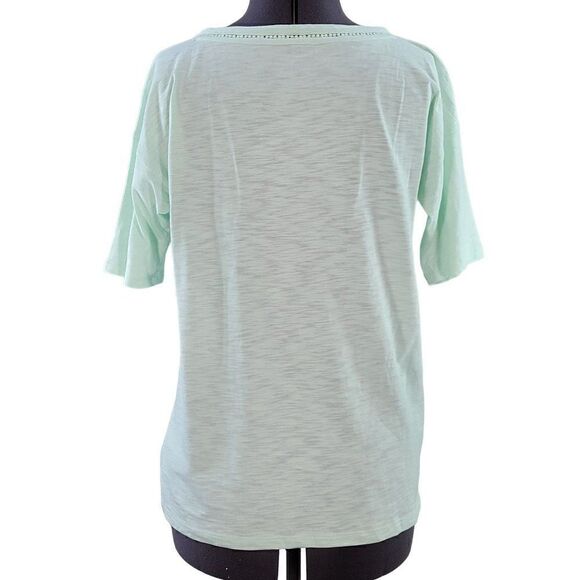 Talbots Green V-Neck T-shirt Sz XS - Picture 3 of 9